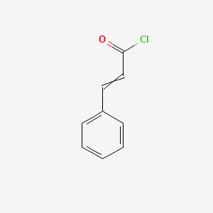 molecular formula C9H7ClO B7806519 Styrene-carbonyl chloride 