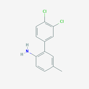 molecular formula C13H11Cl2N B7806574 2-(3,4-Dichlorophenyl)-4-methylaniline 