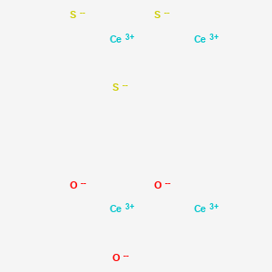 molecular formula Ce4O3S3 B078067 Cerium oxide sulfide (Ce2O2S) CAS No. 12442-45-4