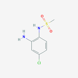 molecular formula C7H9ClN2O2S B7806723 N-(2-Amino-4-chlorophenyl)methanesulfonamide 