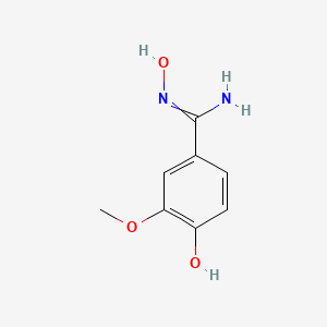 3-Methoxy-4-hydroxybenzamide oxime