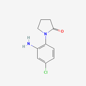 1-(2-Amino-4-chlorophenyl)pyrrolidin-2-one