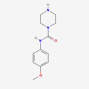 N-(4-methoxyphenyl)piperazine-1-carboxamide