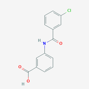 3-(3-Chlorobenzamido)benzoic acid