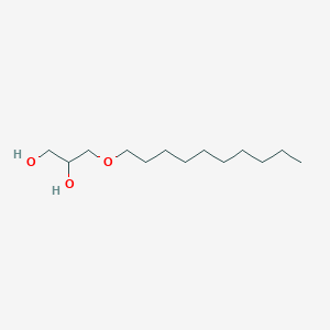 molecular formula C13H28O3 B078069 3-(DECYLOXY)PROPANE-1,2-DIOL CAS No. 10430-97-4