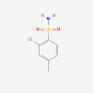 molecular formula C7H8ClNO2S B7806966 2-chloro-4-methylbenzene-1-sulfonamide 
