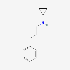 molecular formula C12H17N B7807196 N-Cyclopropylbenzenepropanamine 