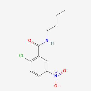molecular formula C11H13ClN2O3 B7807231 N-Butyl-2-chloro-5-nitrobenzamide CAS No. 68505-92-0