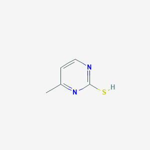 molecular formula C5H6N2S B7807327 4-methylpyrimidine-2-thiol 