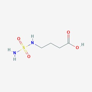 molecular formula C4H10N2O4S B7807491 4-(Sulfamoylamino)butanoic acid 