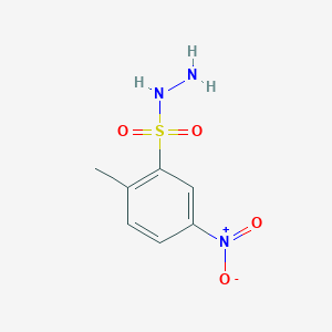 molecular formula C7H9N3O4S B7807536 2-Methyl-5-nitrobenzenesulfonohydrazide CAS No. 53516-95-3