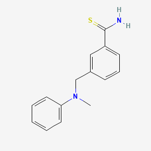 3-((Methyl(phenyl)amino)methyl)benzothioamide