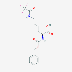 molecular formula C16H19F3N2O5 B078076 Z-Lys(tfa)-OH CAS No. 14905-30-7