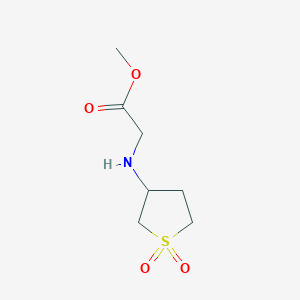 methyl N-(1,1-dioxidotetrahydrothien-3-yl)glycinate