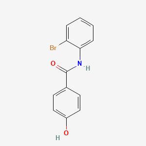 molecular formula C13H10BrNO2 B7807667 N-(2-溴苯基)-4-羟基苯甲酰胺 