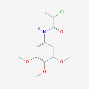 2-chloro-N-(3,4,5-trimethoxyphenyl)propanamide