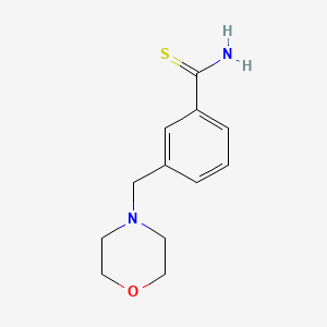 3-(Morpholin-4-ylmethyl)benzene-1-carbothioamide