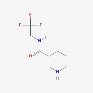 N-(2,2,2-trifluoroethyl)piperidine-3-carboxamide