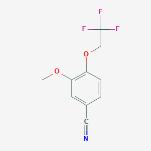 3-Methoxy-4-(2,2,2-trifluoroethoxy)benzonitrile