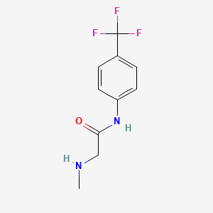 Acetamide, 2-(methylamino)-N-[4-(trifluoromethyl)phenyl]-
