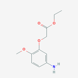Ethyl 2-(5-amino-2-methoxyphenoxy)acetate