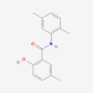molecular formula C16H17NO2 B7808075 N-(2,5-dimethylphenyl)-2-hydroxy-5-methylbenzamide 