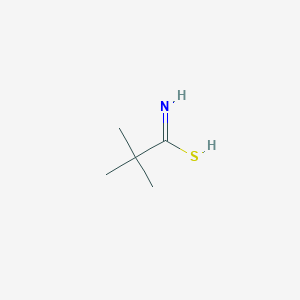 molecular formula C5H11NS B7808256 2,2-dimethylpropanimidothioic acid 