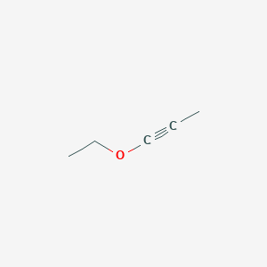 molecular formula C5H8O B078083 1-Ethoxyprop-1-yne CAS No. 14273-06-4