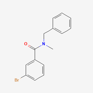 molecular formula C15H14BrNO B7808387 N-benzyl-3-bromo-N-methylbenzamide 