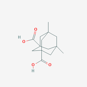 molecular formula C14H20O4 B078085 5,7-Dimethyladamantane-1,3-dicarboxylic acid CAS No. 13928-68-2