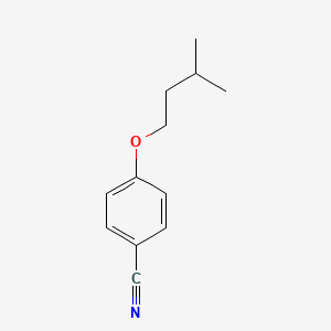 molecular formula C12H15NO B7808559 4-(Isopentyloxy)benzonitrile 
