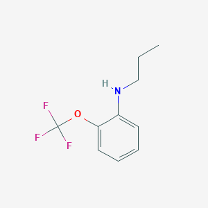 molecular formula C10H12F3NO B7808596 N-propyl-2-(trifluoromethoxy)aniline 