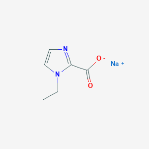 molecular formula C6H7N2NaO2 B7808711 sodium;1-ethylimidazole-2-carboxylate 
