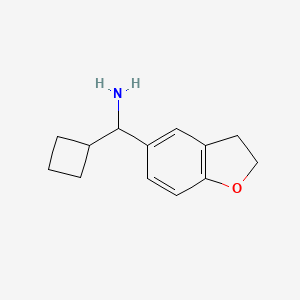 molecular formula C13H17NO B7808930 Cyclobutyl(2,3-dihydrobenzofuran-5-yl)methanamine 