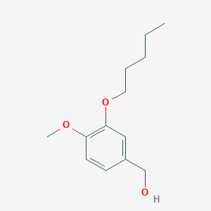 (4-Methoxy-3-(pentyloxy)phenyl)methanol