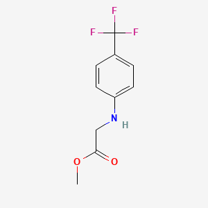 molecular formula C10H10F3NO2 B7808967 N-(4-Trifluoromethylphenyl)glycine methyl ester 