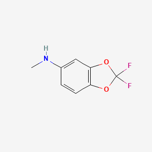 2,2-difluoro-N-methyl-2H-1,3-benzodioxol-5-amine