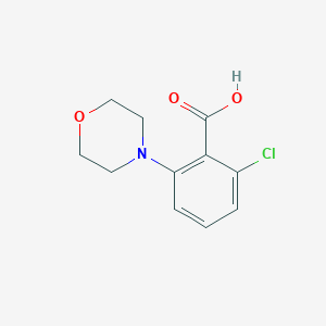 2-Chloro-6-morpholinobenzoic acid