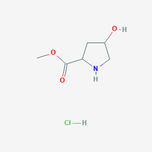 Methyl 4-hydroxypyrrolidine-2-carboxylate hydrochloride