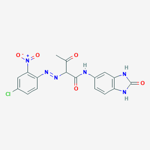 molecular formula C17H13ClN6O5 B078092 PIGMENT ORANGE 36 CAS No. 12236-62-3