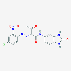 molecular formula C17H13ClN6O5 B078092 C.I.颜料橙36 CAS No. 12236-62-3