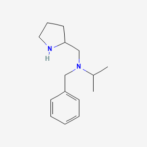 molecular formula C15H24N2 B7809235 Benzyl-isopropyl-pyrrolidin-2-ylmethyl-amine 