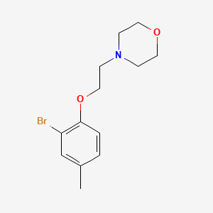 4-[2-(2-Bromo-4-methylphenoxy)ethyl]morpholine