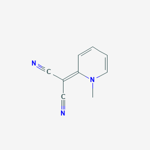 molecular formula C9H7N3 B7809274 2-(1-Methyl-1,2-dihydropyridin-2-ylidene)propanedinitrile 