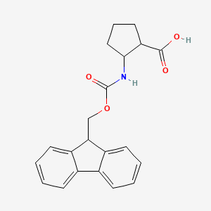 2-({[(9H-Fluoren-9-YL)methoxy]carbonyl}amino)cyclopentane-1-carboxylic acid