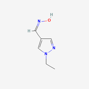 (4Z)-1-Ethylpyrazole-4-carbaldehyde oxime