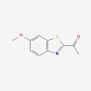 molecular formula C10H9NO2S B7809441 1-(6-Methoxybenzo[D]thiazol-2-YL)ethanone CAS No. 65840-58-6