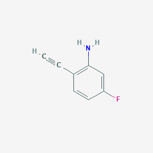 molecular formula C8H6FN B7809540 2-Ethynyl-5-fluoroaniline CAS No. 255724-68-6