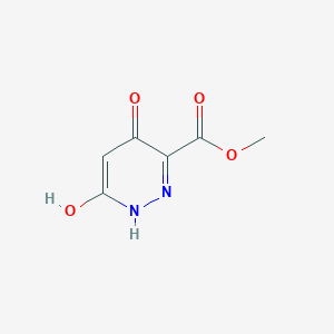 molecular formula C6H6N2O4 B7809601 methyl 6-hydroxy-4-oxo-1H-pyridazine-3-carboxylate 