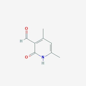molecular formula C8H9NO2 B7809605 2-Hydroxy-4,6-dimethylpyridine-3-carbaldehyde 